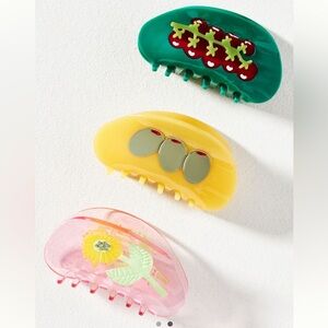 Anthropologie fruit stand hair clip nwot
